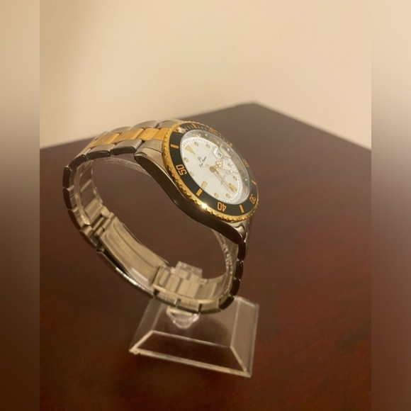 Men's Gold Two-Tone Automatic Watch - Picture 3 of 3